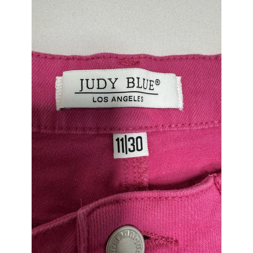 Judy Blue Daphne High Rise Slim Fit Pink Women's Size 11/30 Preppy City